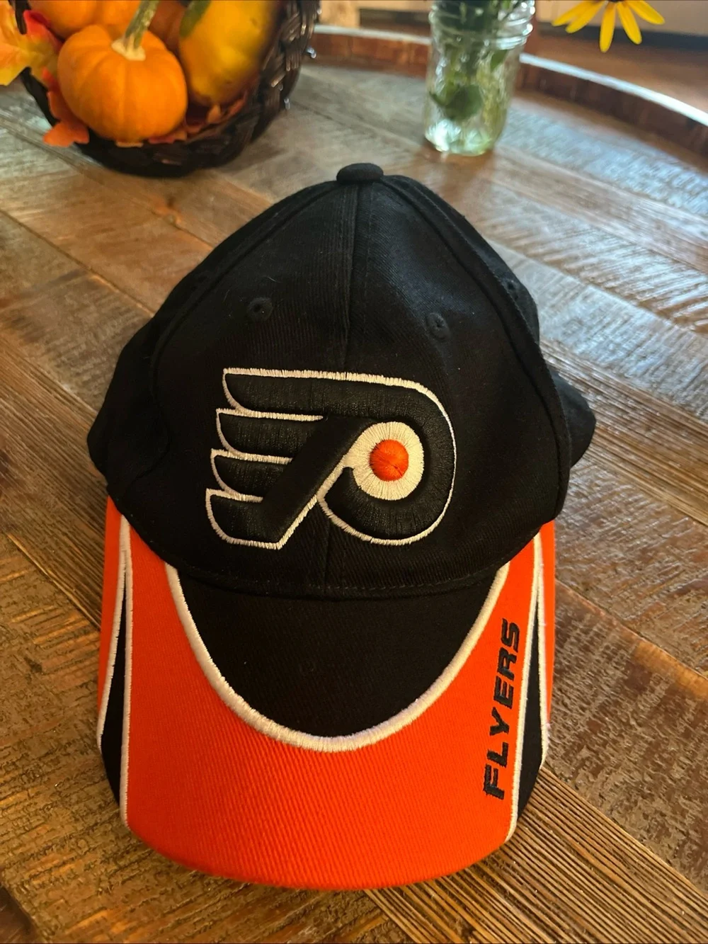Philadelphia Flyers Black and Orange Fitted Cap Fan Favorites